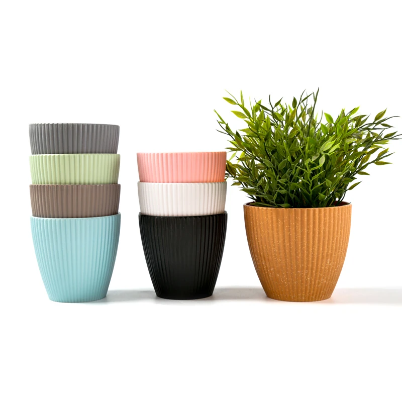 

BEES In Stock Colorful Melamine Plastic Flower Planter Pots