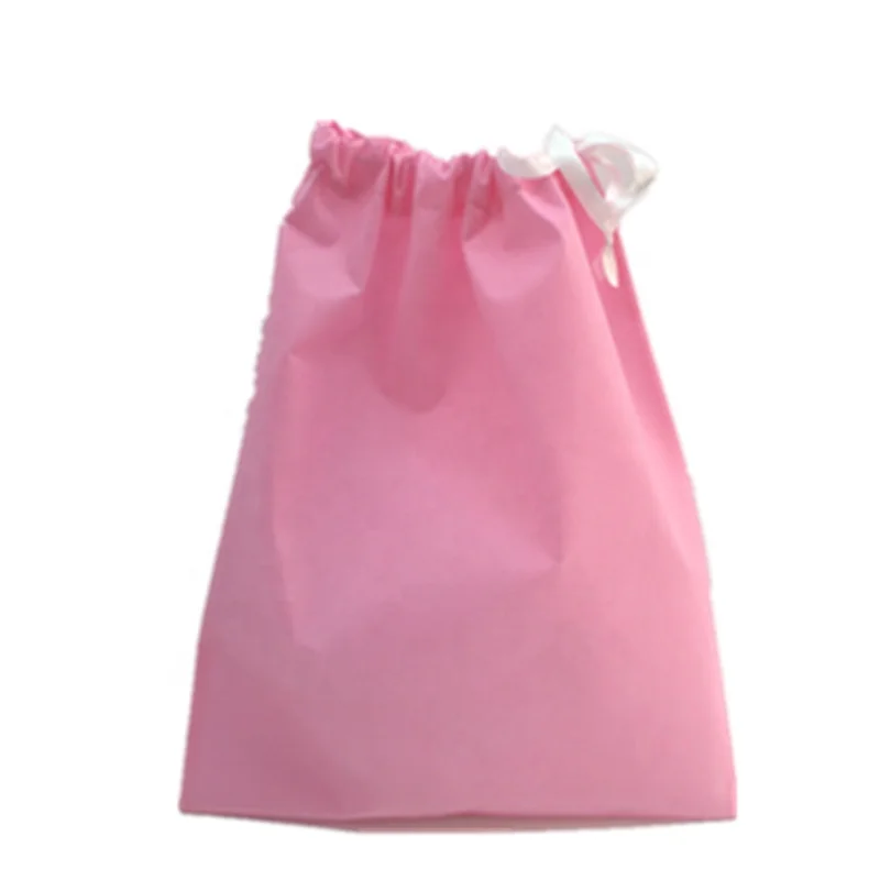 

degradable drawstring non woven custom bag flower, Customized color