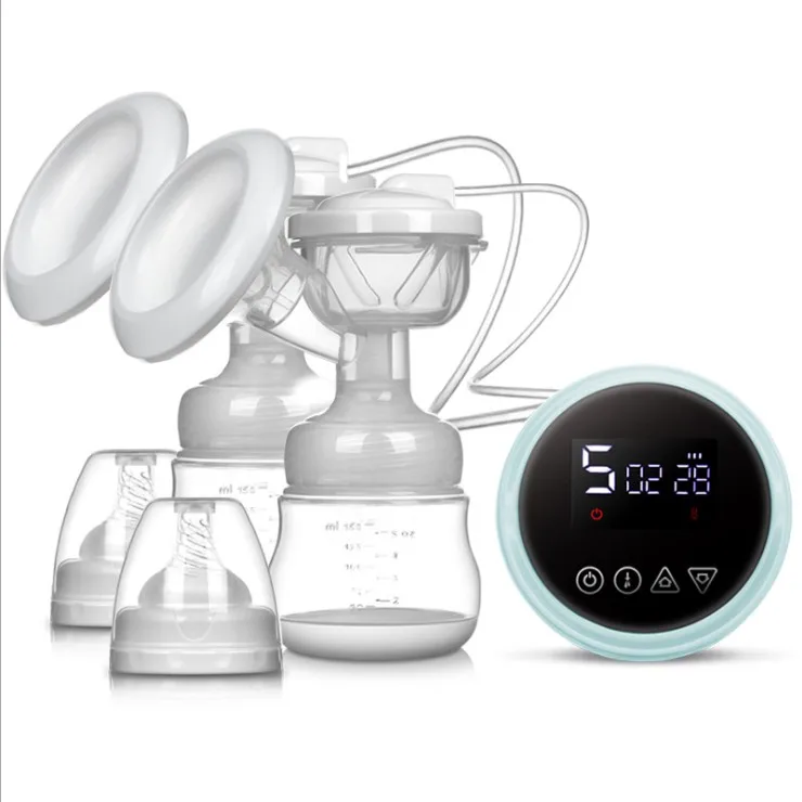

Hands free electric double breast feeding suction pump