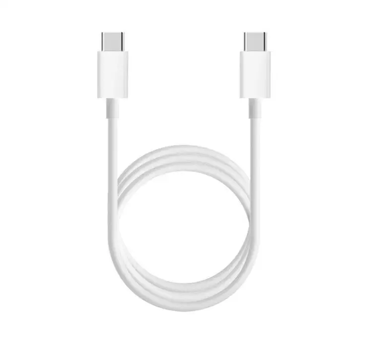 

High Quality 3A Fast Charging Cable Type C to Type C PD Data Cable QC Charger, White