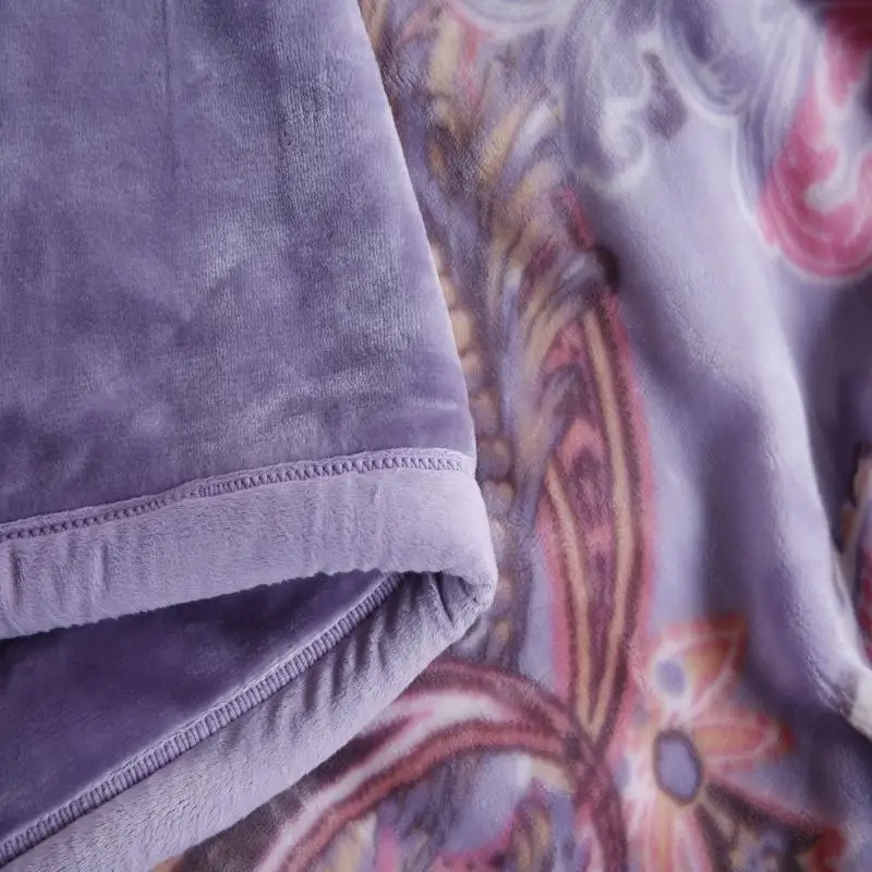 Super Soft Thick Warm Spanish Style Raschel Blanket For Winter Buy