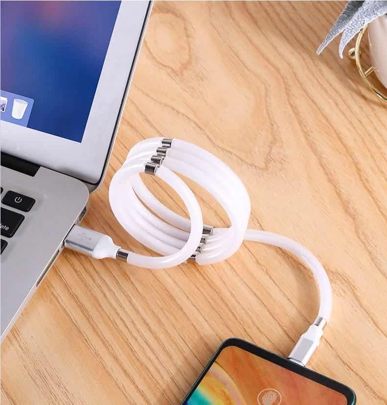 Hot sale Supercalla portable 2.4A fast charging micro magnetic usb data charging cable - ANKUX.COM