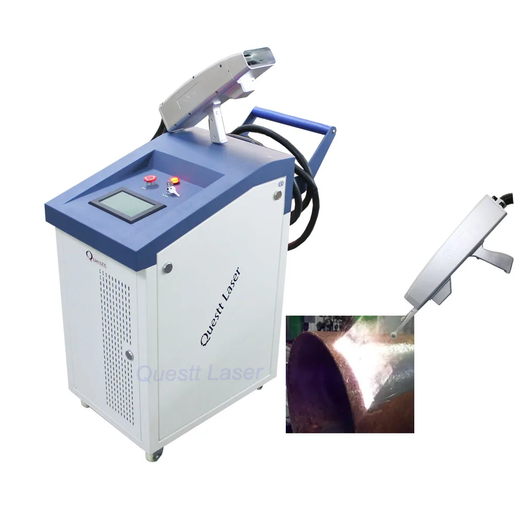 

Portable Metal Laser Cleaning Machines 1000w For Rust Removal In Fishing Vessel And Barges In Ship Yard