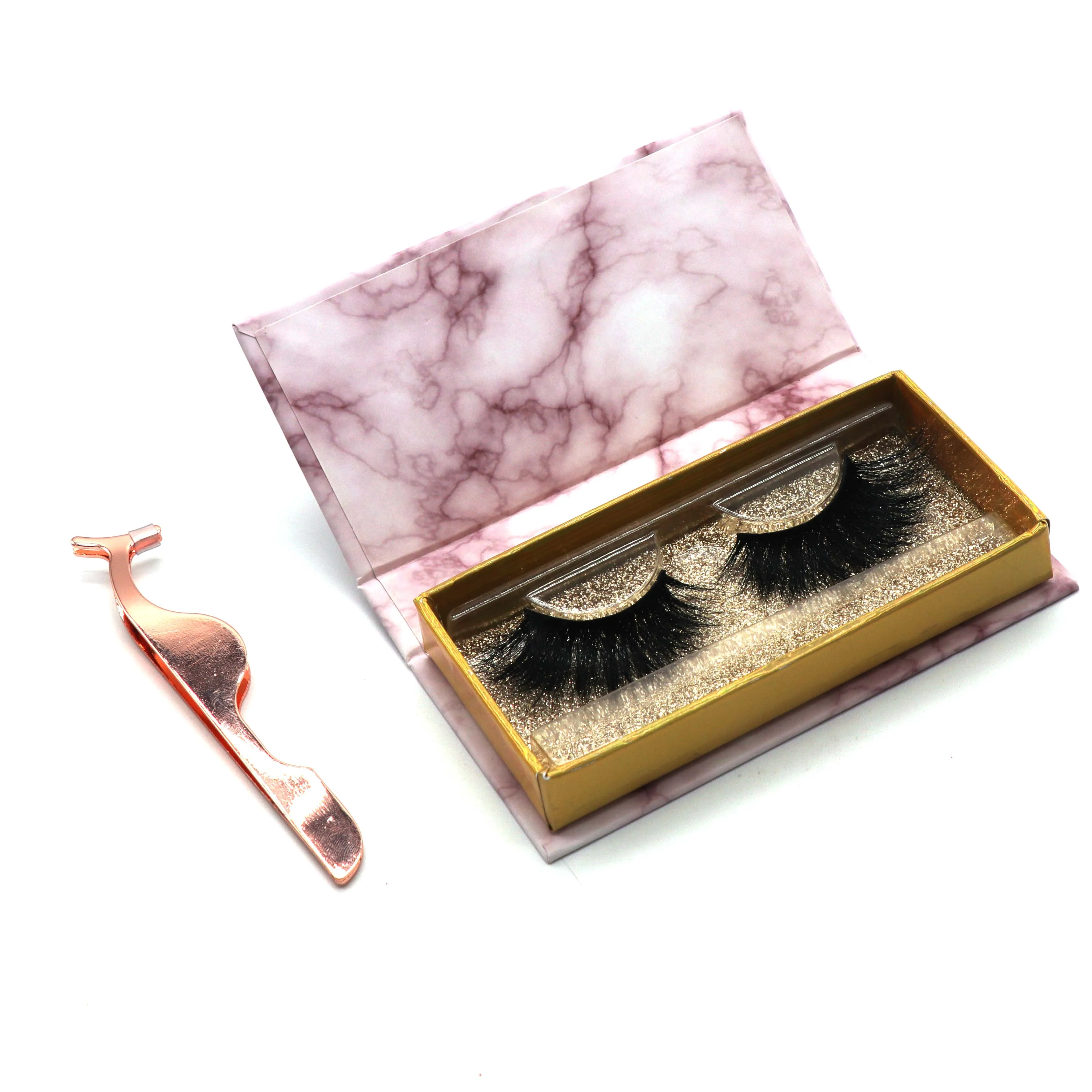 5d 25mm lashes multi-layered handmade natural mink eyelashes vendor
