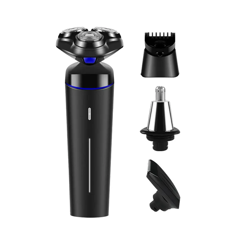 
5 in 1 Beard Nose Hair Trimmer Face Electric Shaver Rotary Razor Grooming Kit Rechargeable Electric Shaver 