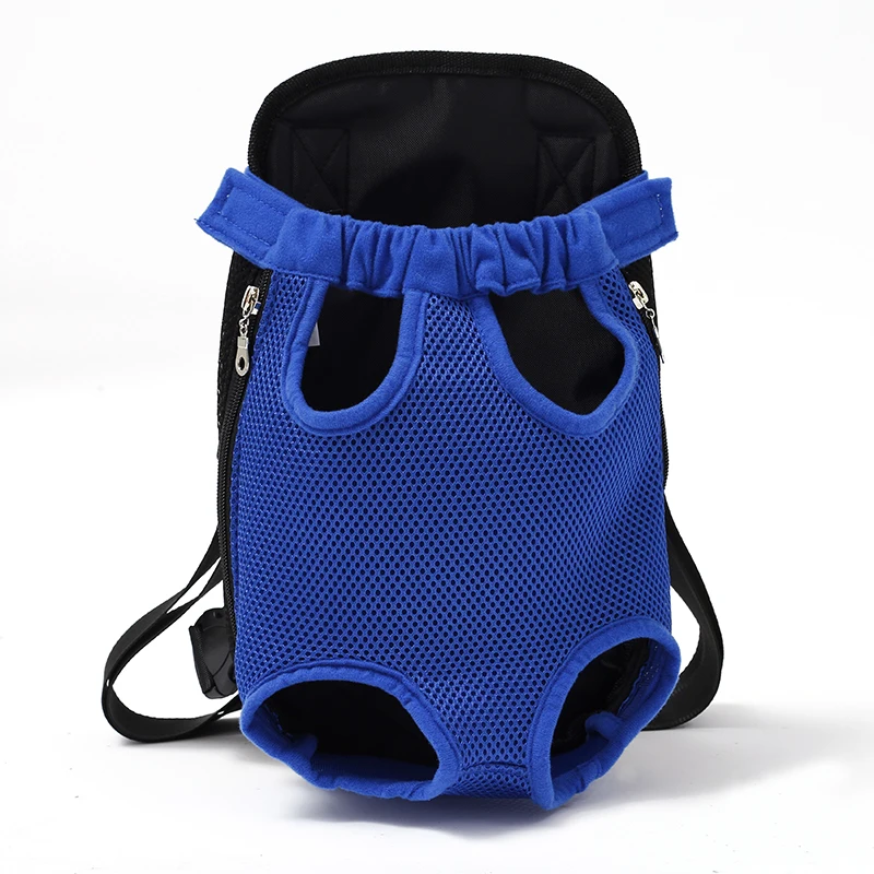 

Blue Pet Shoulder Handle Four-legged Carrier Dog Front Travel Carrier Bag Dog Carrier Backpack