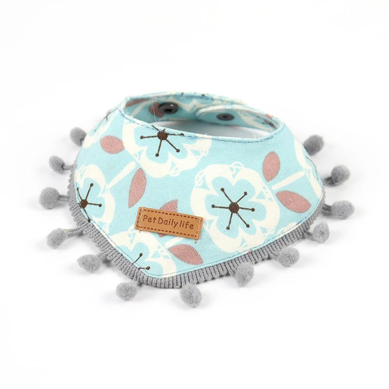 

High Quality Leather Multiple Pet Triangle Plain Dog Bandana Scarf