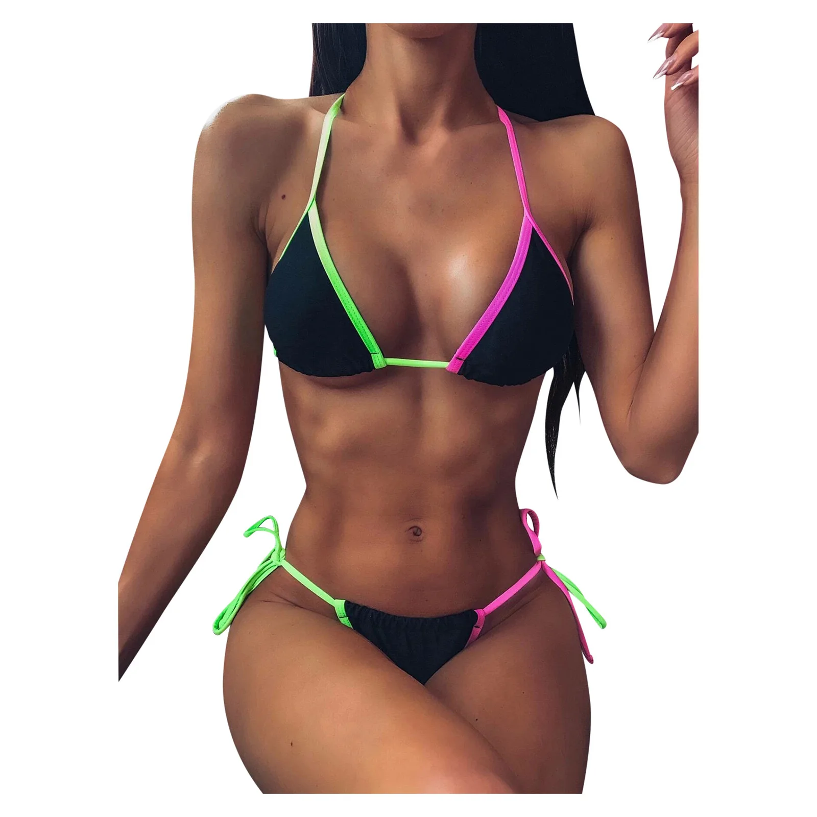 

Sexy Women Bikini Brazilian Swimsuit Push-up Bra Bikini Set Two Piece Swim Suit Swimwear Beachwear Bathing Set, Customized color