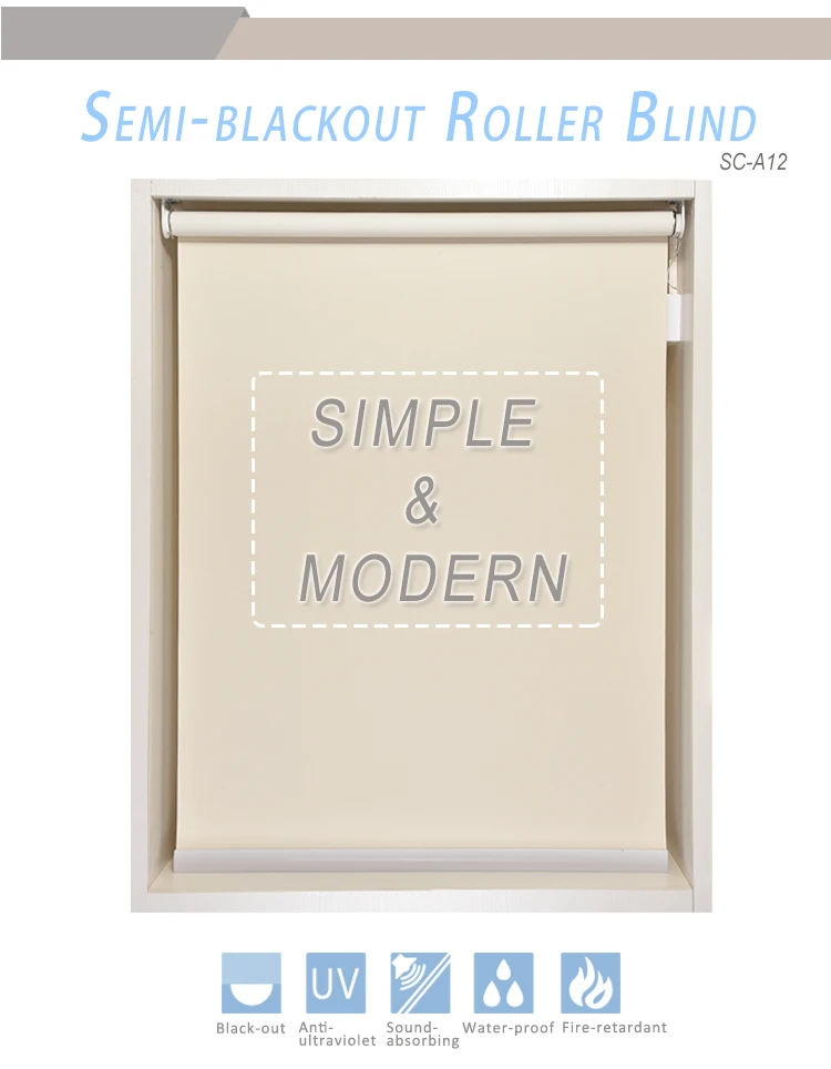 New custom made home deco electric shades window blind roller