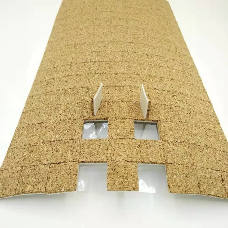 

Hot Sale Factory Direct Sales Glass Protective Cork Gasket 18x18x6+1MM Protective Cork Pads Glass Handling Transport