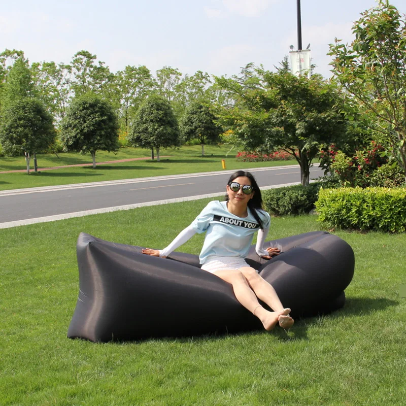 
camping outdoor lazy sofa portable sofa inflatable bed for beach pool backyard 