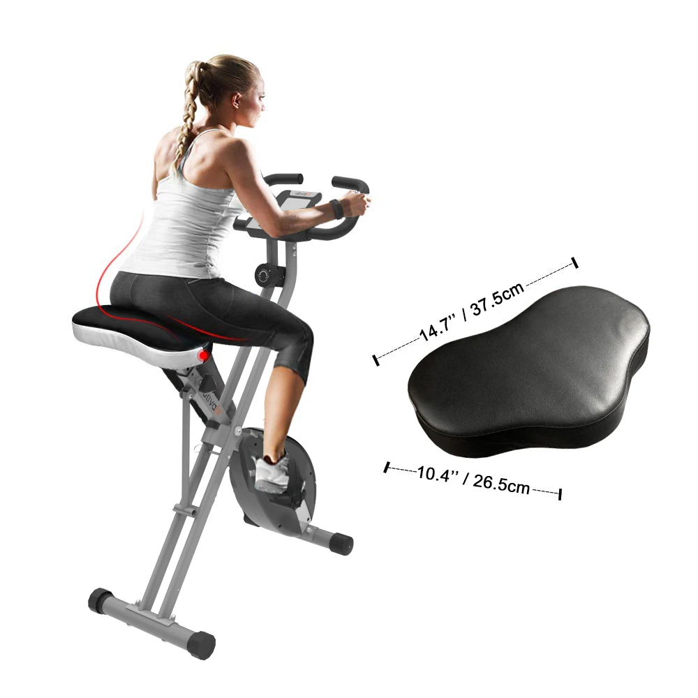 

magnetic resistance spinning bike fitness upgrade big seat more comfortable for indoor fitness workout exercise spin bike, White