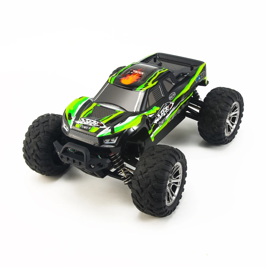 

New Arrival HOSHI N416 High Speed Truck 1/16 2.4GHZ 4WD 36KM/H Supersonic Monster Truck Off-Road Vehicle Electronic Car Toys, Green/orange