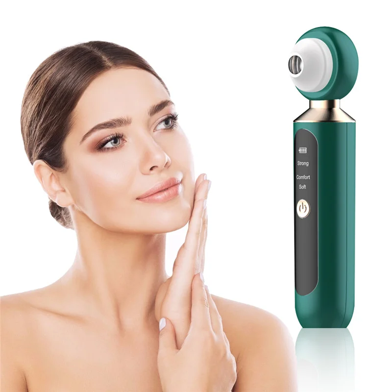 

OEM Private Label Pore Cleaner Vacuum Comedo Suction Extractor Blackhead Remover, Green , pink
