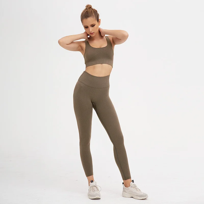 

Spot hot sale nylon quick-drying beauty back suit professional sports running seamless fitness bra yoga suit