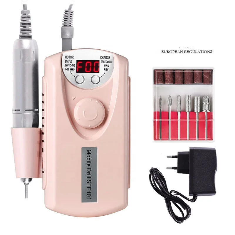 

BQAN Polishing Tools Professional Electric Portable Nail Drill Machine Custom Logo Cordless 30000 RPM EU 7-10 Days 10sets