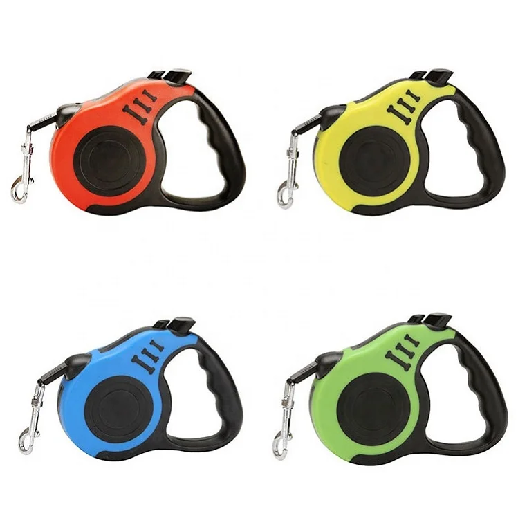 

3m/5m Custom Logo Retractable Automatic Flexible Dog Leash Pet Dogs Cat Traction Rope Leashes, Pink, blue,yellow,green
