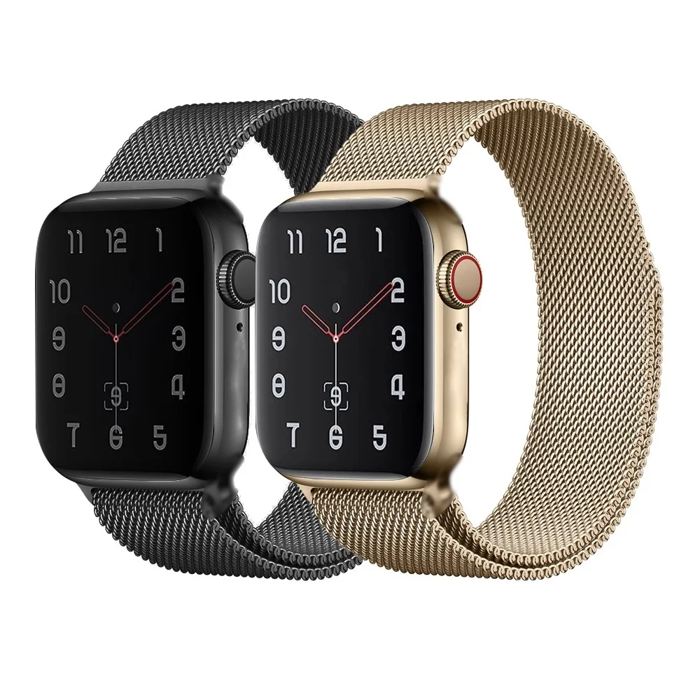 

Magnetic Loop Stainless Steel Watch Strap for Apple Watch Series Se/5/4/3/2/1, 17 color options