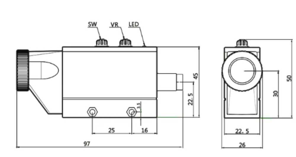 Color Mark Sensors SPM-TPR-WB - Reliable Photoelectric Detection