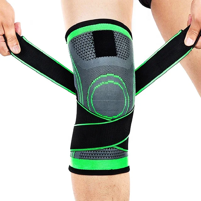 

High Quality Comfortable Knee Brace Support Supplier For Adults, Green