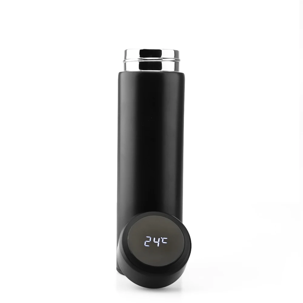 

2020 Best Sale Double Wall Stainless Steel Vacuum Insulated Led Temperature Display Smart Water Bottle Metal Thermos Flasks, Customized
