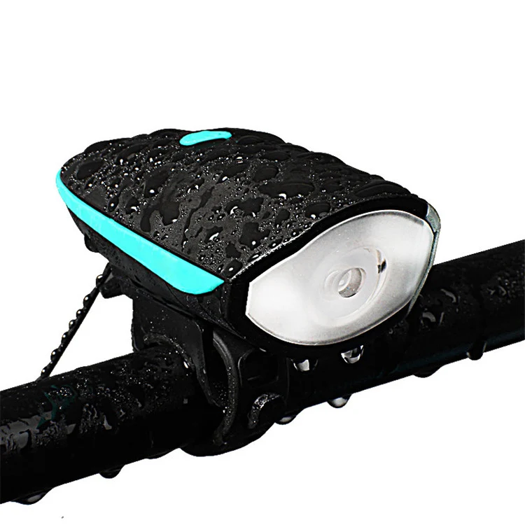 

Colorful Waterproof Bike Front Light Powerful Mountain Bicycle Light luces de bicicleta with Horn