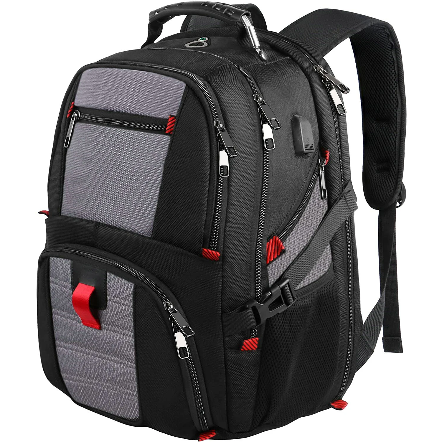 

Durable Anti Theft Business Laptop Hiking Rucksack Factory Hot Sell 17inch OEM Smart USB Charging Port Travelling Backpack