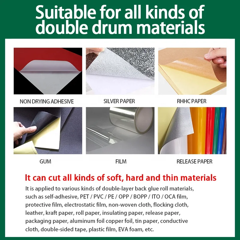 
Haidike automatic EVA foam half-cut cutting machine double-sided tape slicer adhesive half-cut machine price concessions 