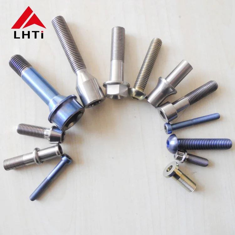 High quality Gr5 titanium bolt M6 M8 M10 DIN912 titanium screws