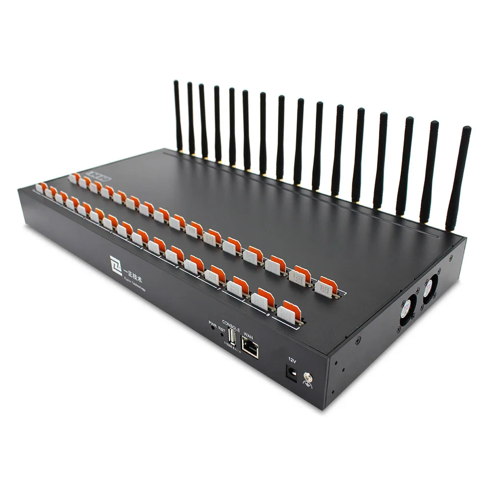 

Professional wireless sms modem , 16 ports 64 sim Port Modem bulk sms sender machine,http api,