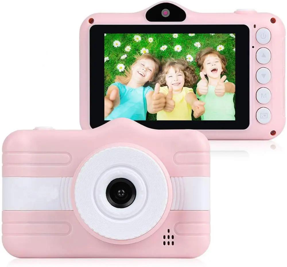

Kid's Camera Novelty Toys Lens Dslr Flash Light Camera All Accessories Under 500 To Gifts Recorder Cheap Price Mini Camera, Blue ,pink