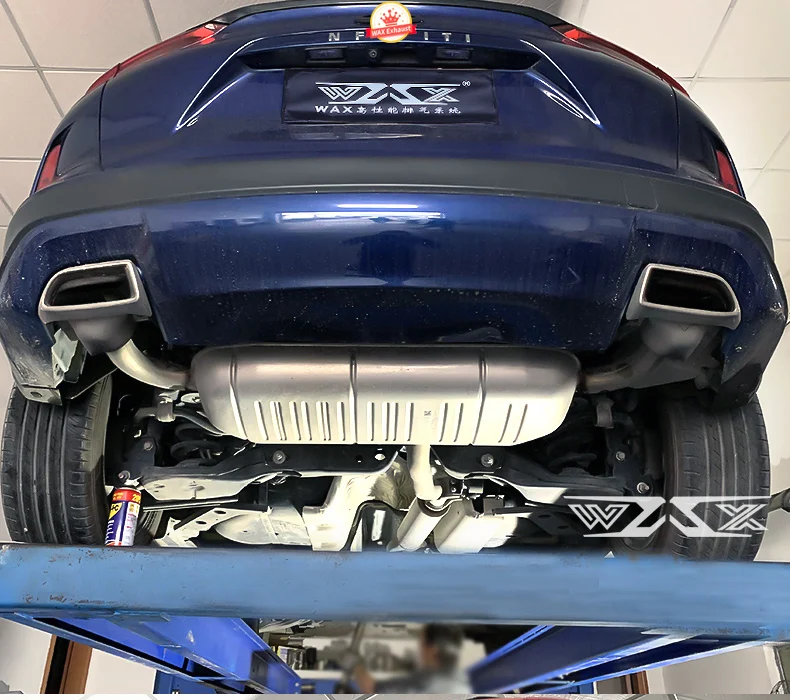 Performance Catback 304 Stainless Steel Exhaust Pipes valvetronic exhaust muffler catback for INFINITI QX70 2013-2021