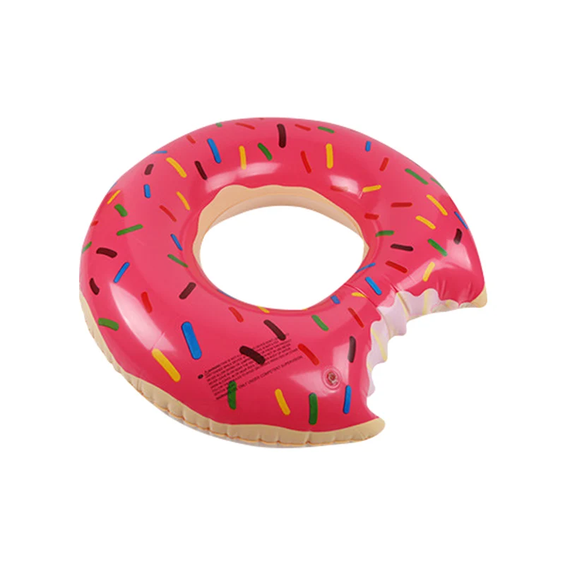 

Inflatable donut swim ring for adults with environmental pvc material
