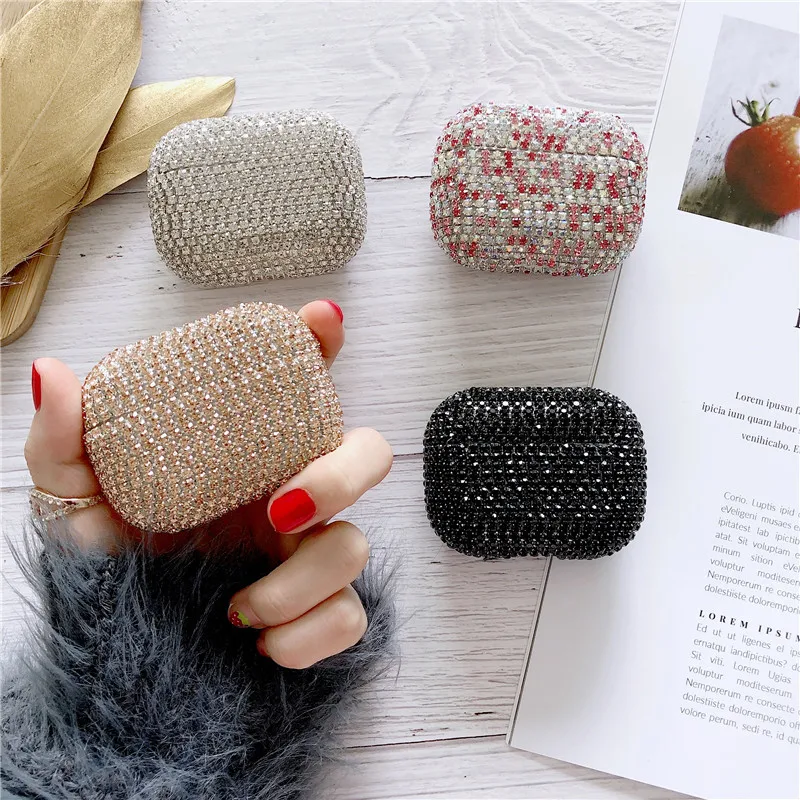 

Bling diamond for airpods pro case luxury shiny rhinestone for new airpod pro case cover 2020, Multi colors