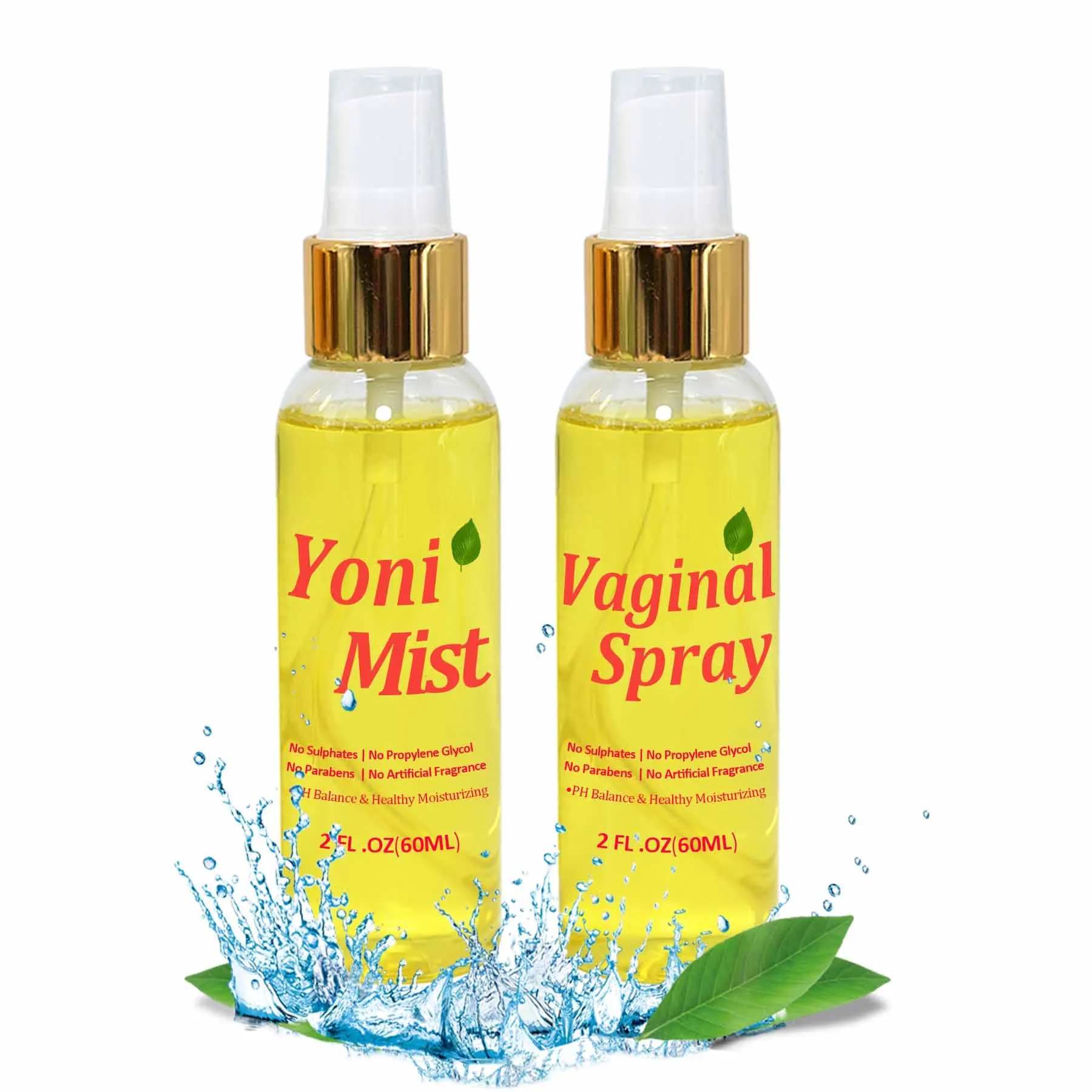 

Organic Feminine Care Mist Natural Herbal Vaginal Spray Yoni Spray for Kill bacterial and anti inflammation