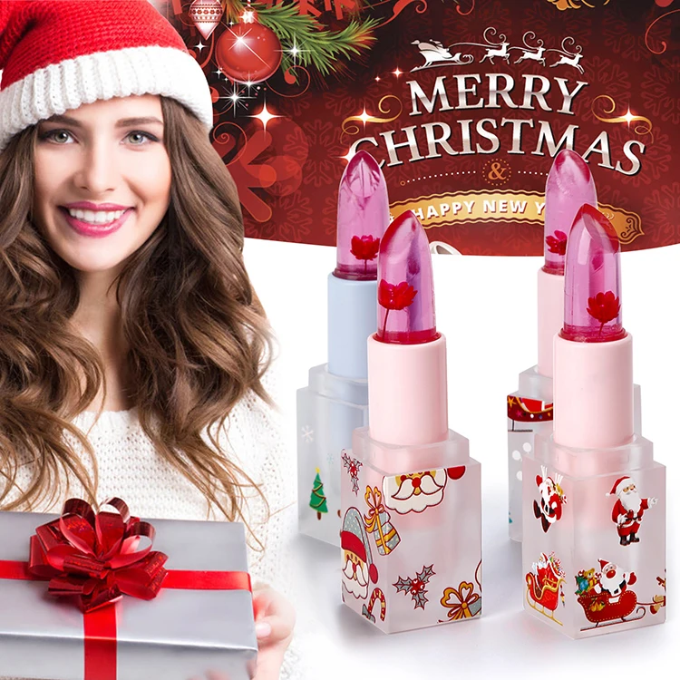 

Christmas style cute lip balm container Christmas gift Moisturizing kids lip balm lip care, As picture show