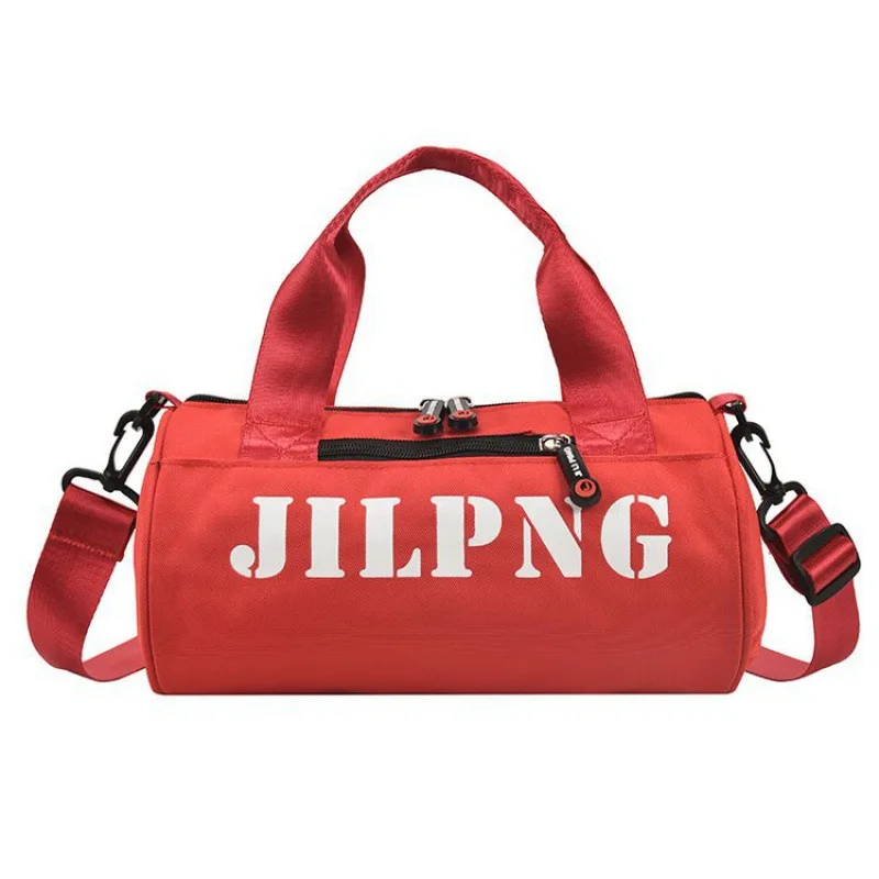 

Waterproof Oem Spend A Night Children Kids Small Black Yellow Round Barrel Fancy Mini Shoulder Weekend Duffel Travel Bag