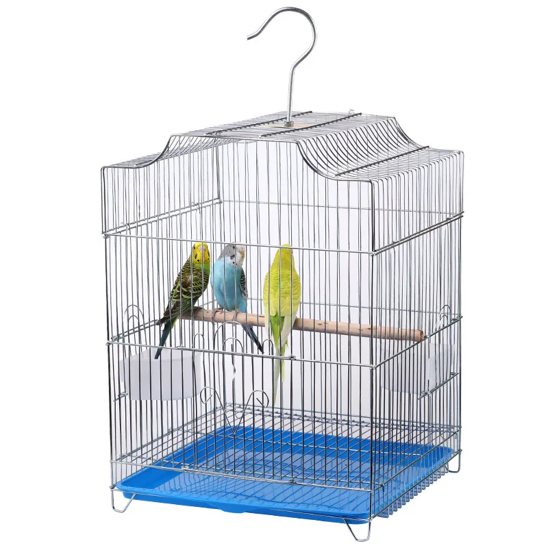 

Factory Custom Foldable Indoor Outdoor Large Bird Lovebird Cages Multi-Color Parrot Canary Birds Cage for Sale
