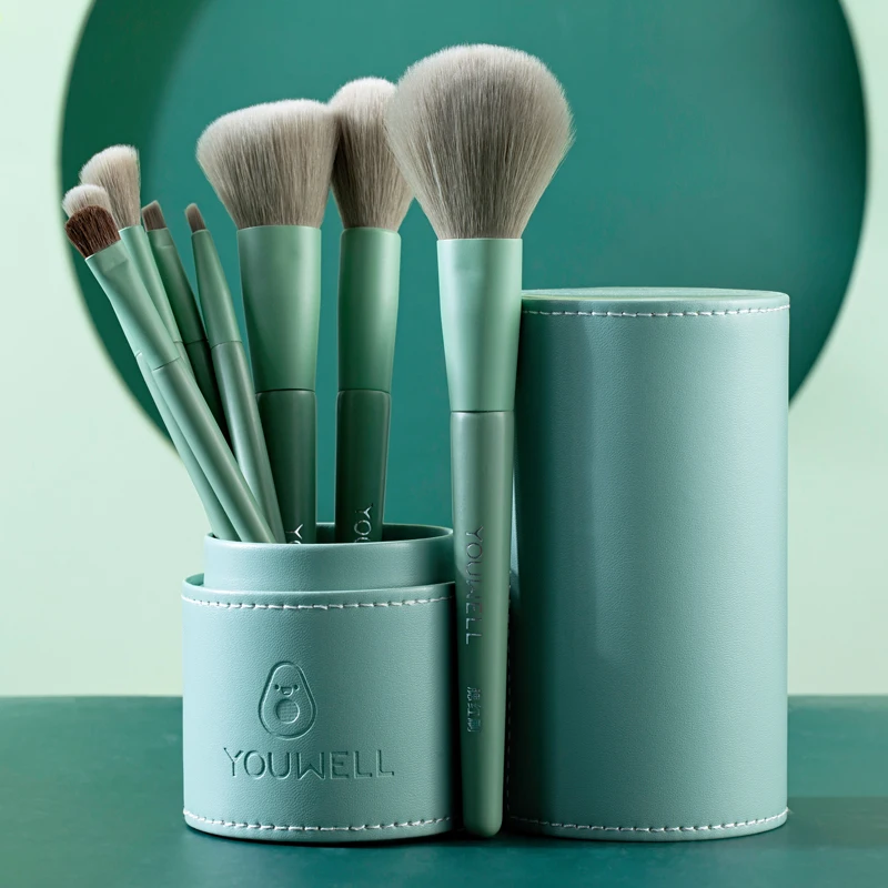 

Superior quality manufacturer wholesalers organic lip makeup foundation brush set, Customized color