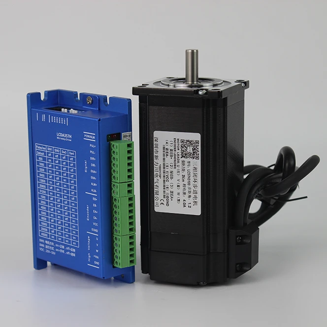 Lichuan 2 phase Nema 23 closed loop motor stepper 3.0nm LC57H3100+ LCDA357H 1000rpm stepper motor driver