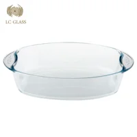 

Oval High Borosilicate Glass baking dish