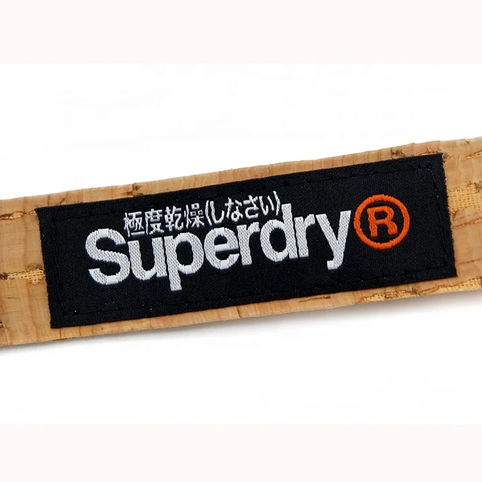 Eco friendly cork wrist strap short key chain lanyard