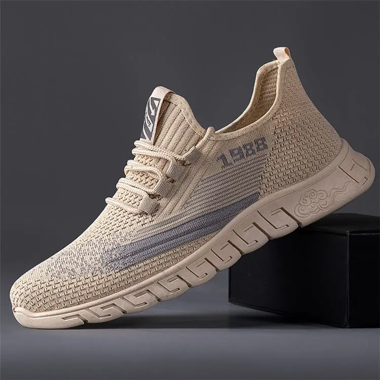 

fashion man sock sneaker shoes sport walking shoes knitting breathable pvc sole cheap Chinese shoes