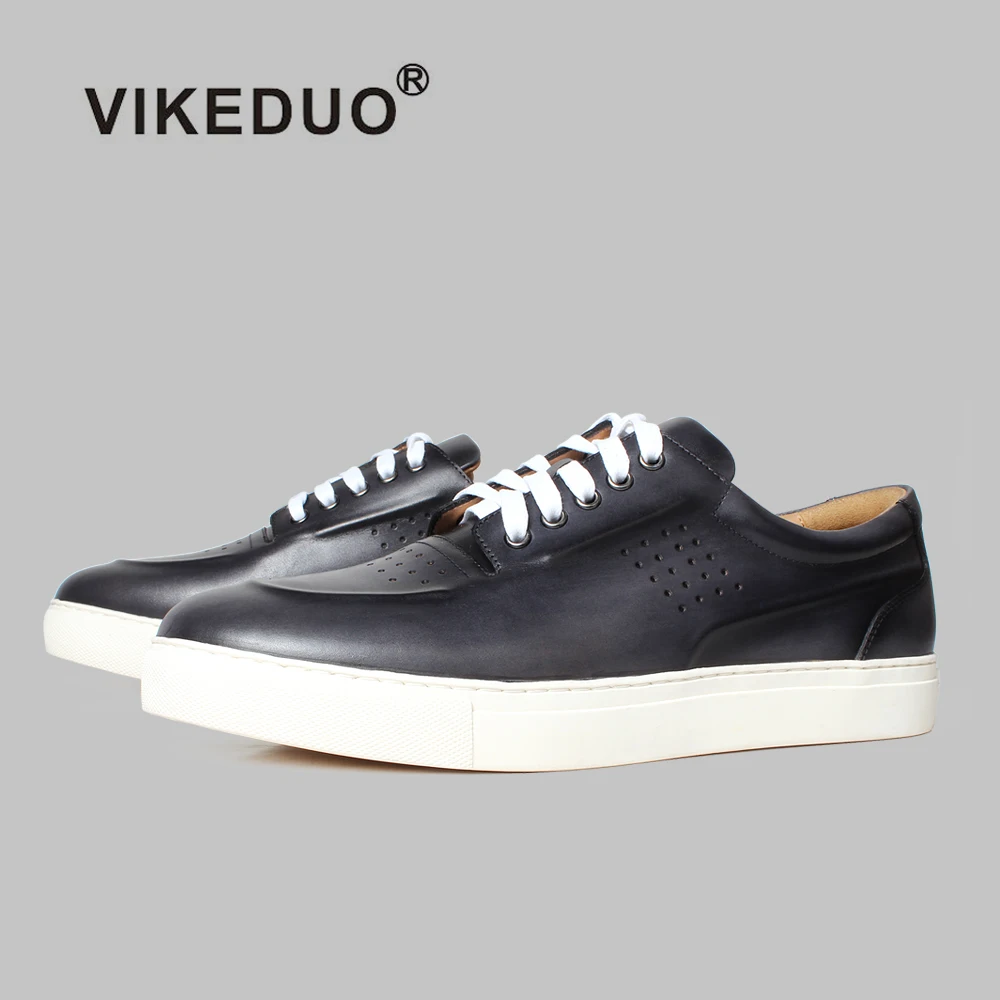 

Vikeduo Hand Made Low Top Sneakers Name Brand Shoes Wholesale Prices Summer Mens Casual Breathable Shoes, Grey