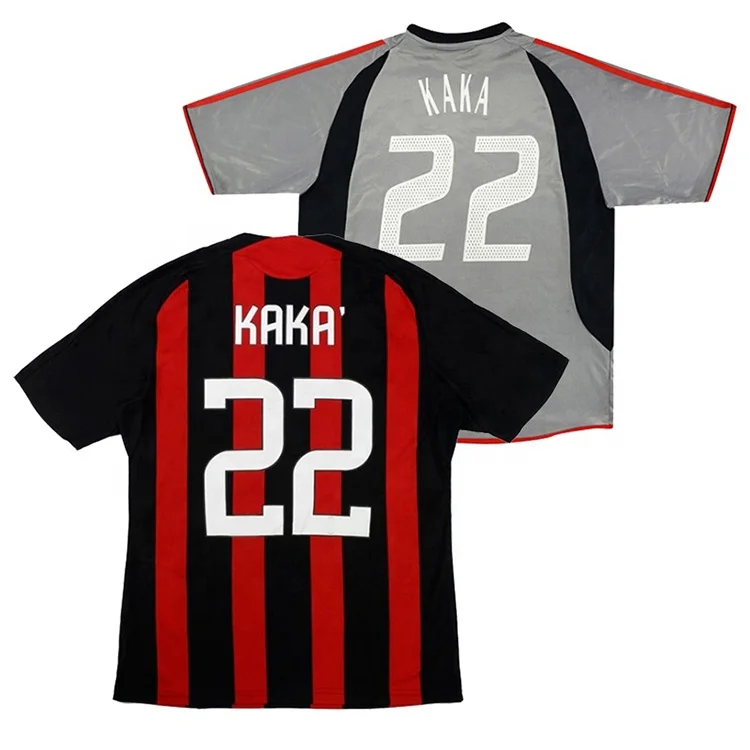 

Kaka 22 Italy Rossoneri Retro Mens Thailand Football Soccer Wear Sportswear Jersey Camisas De Futebol Throphy Christmas Gift