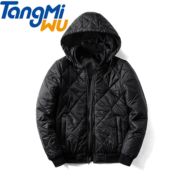 

zipper puffer coat men plus cotton puffer jacket quilted jacket long sleeve pocket quilted jacket