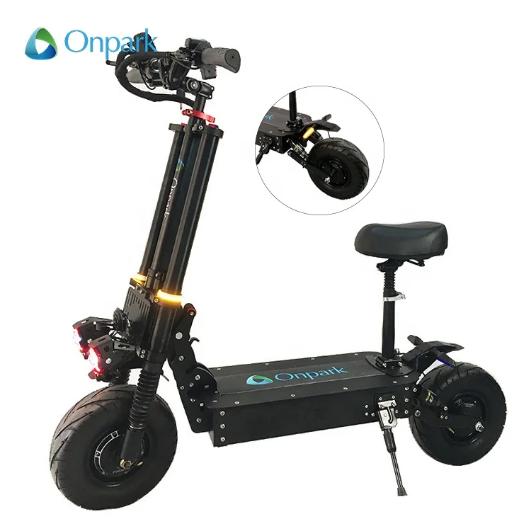 

8000w 26ah dual motor powerful adults foldable portable e electric scooters with seat