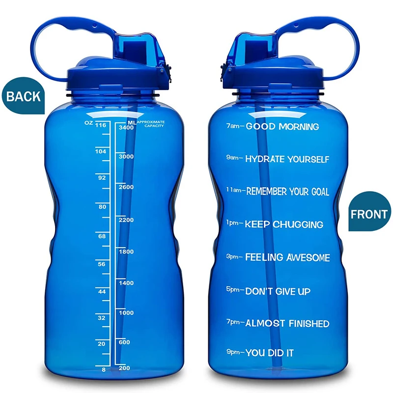 

Everich 1 Gallon 2021 Tritan BPA Free Cheap Customize Sports Designed Unique Sublimation Drinking Big Water Bottle Wholesale, Customized color