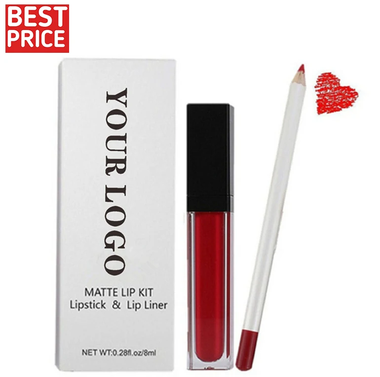 

Custom logo with lip liner Private label wonka candy lipstick custom carton packaging custom logo lip gloss set