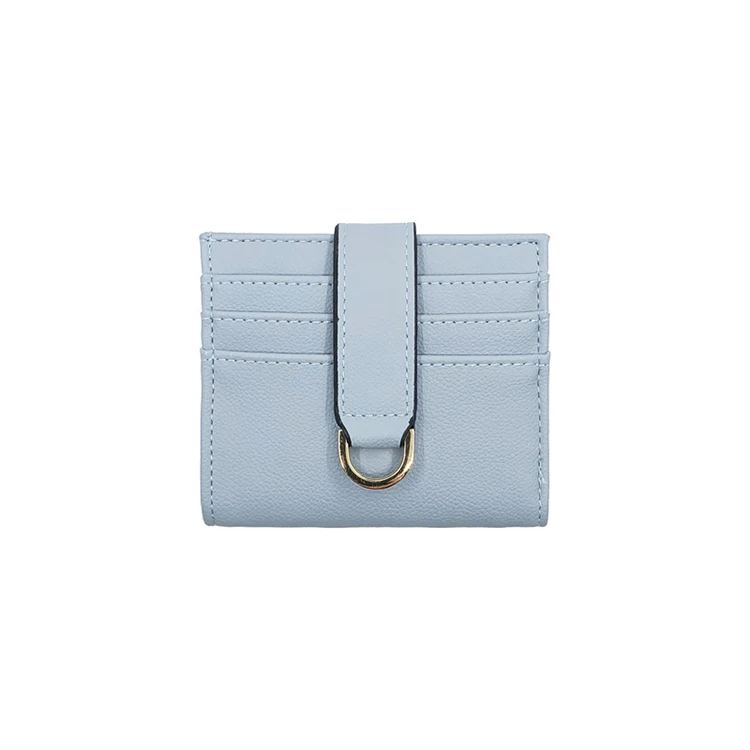 

W423 Custom short slim simple lovely women luxury vintage clutch purse mini coin wallet
